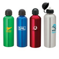 1 Liter Dome Top Aluminum Bottle